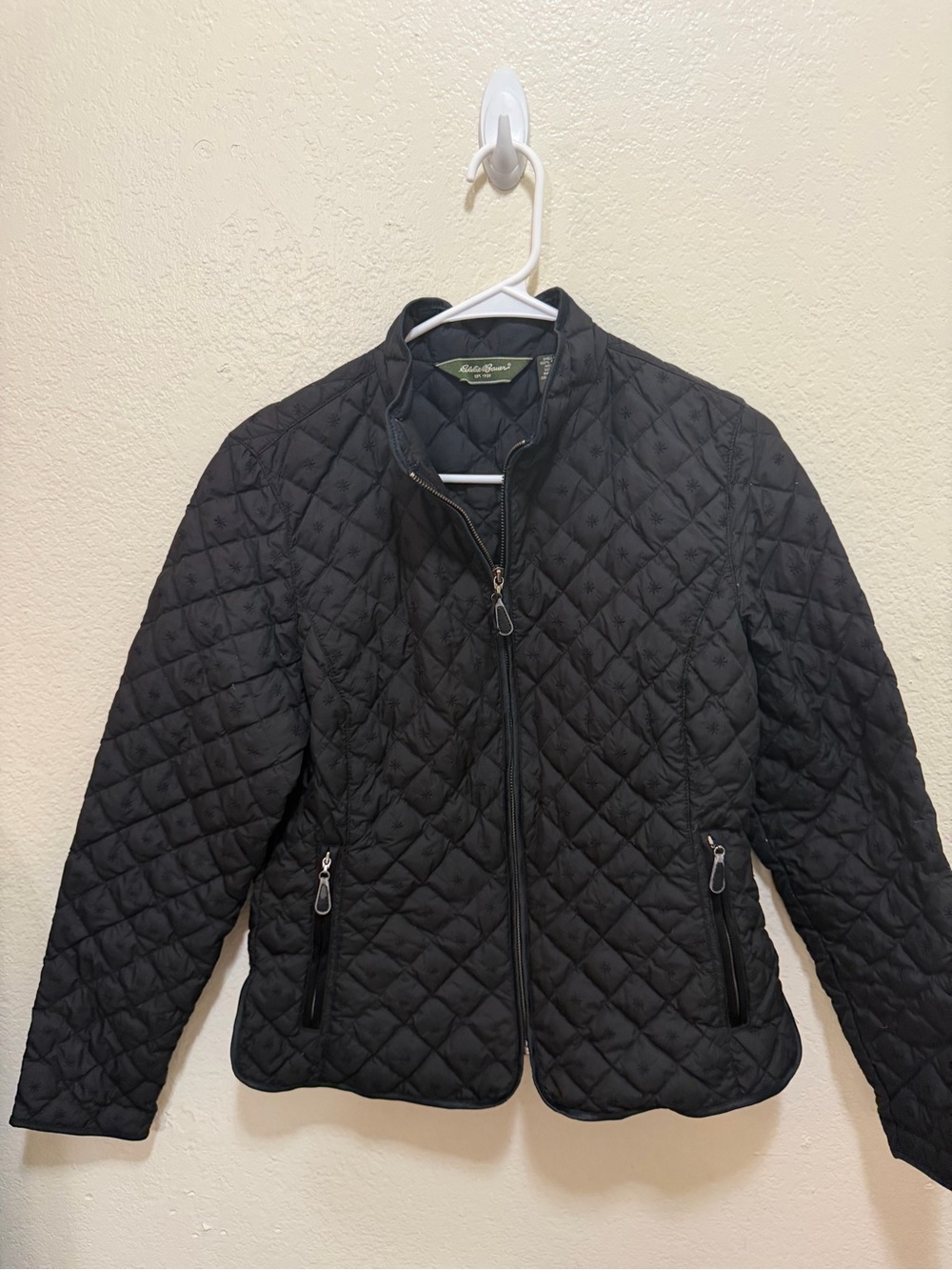Eddie Bauer Women's Quilted Black Puffer Jacket